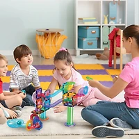 PicassoTiles® 60 Piece Marble Run Building Block Connecting Set