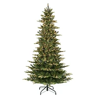 7.5ft. Pre-Lit Slim Aspen Fir Artificial Christmas Tree, Clear Lights