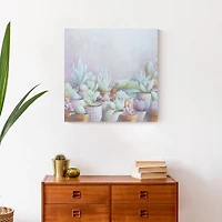 Cactus Pots 20" x 20" Canvas Wall Art