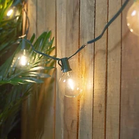 10ct. Warm White LED G50 Globe Green Wire Patio Lights