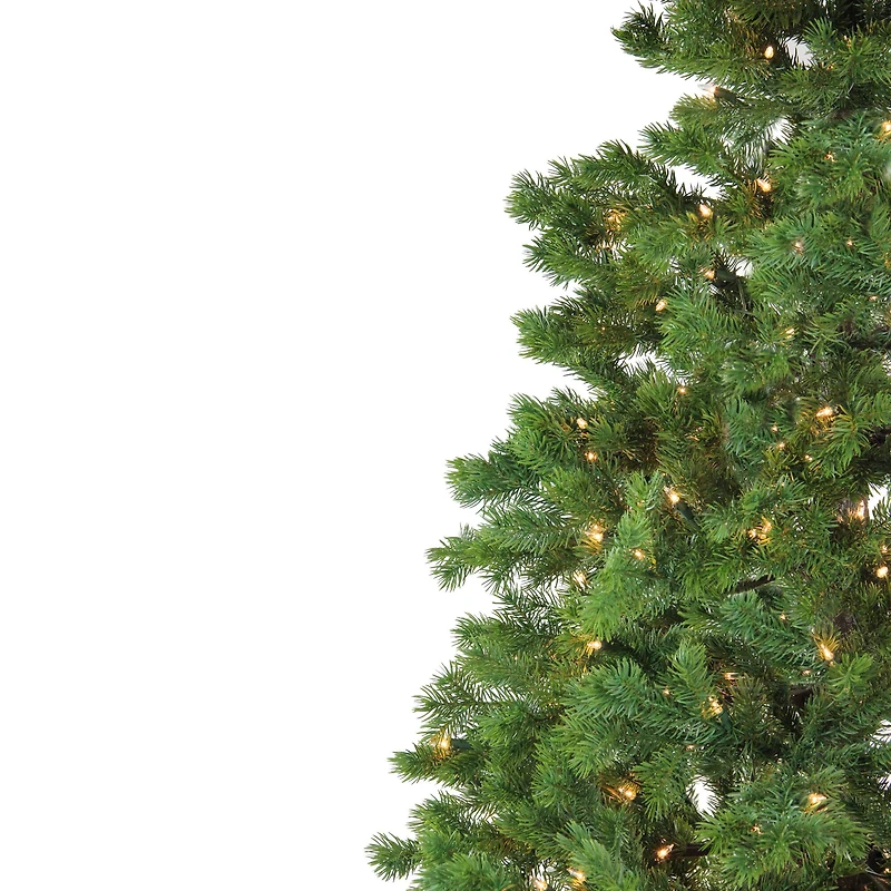 6.5ft. Pre-Lit Medium Pine Artificial Christmas Tree, Clear Lights