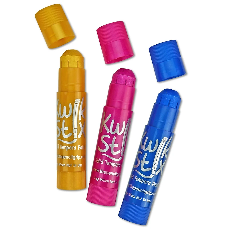 4 Packs: 6 Packs 6 ct. (144 total) Kwik Stix™ Metallic Solid Tempera Paint Stick Set