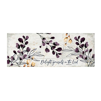 Delight Yourself In The Lord Wood Plaque