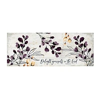 Delight Yourself In The Lord Wood Plaque