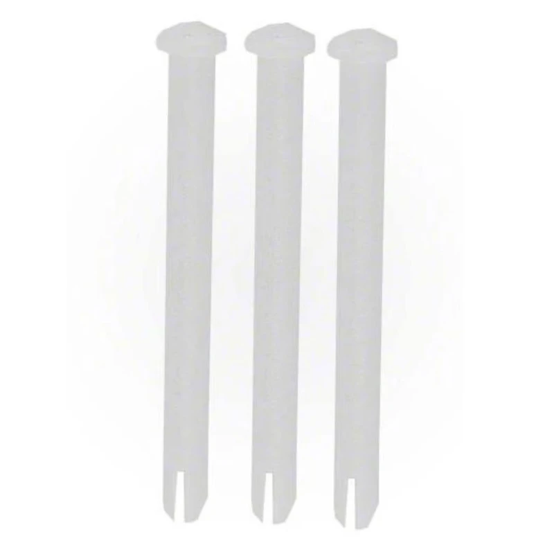 Swim Central 5.5" White Long Lock Pins for Poles & Vacuum Handles for Swimming Pool, 3ct.