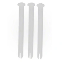 Swim Central 5.5" White Long Lock Pins for Poles & Vacuum Handles for Swimming Pool, 3ct.