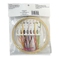 6" Butterflies Counted Cross Stitch Kit with Hoop by Loops & Threads®