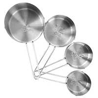 MegaChef 14 Piece Stainless Steel Measuring Cup & Spoon Set with Mixing Bowls