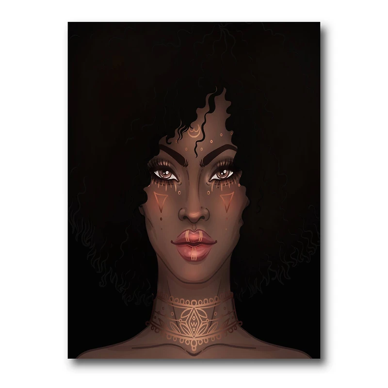 Designart - Portrait of African American Woman II