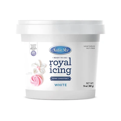 Satin Ice® White Royal Icing, 14oz.