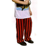 Large White & Red Pirate Boy's Costume