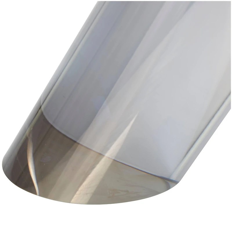 7" Silver Crystal Geometric Pyramid Shaped Bookends Set