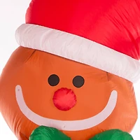 Glitzhome® 8ft. LED Inflatable Gingerbread Man