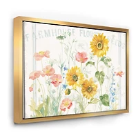 Designart - Floursack Florals I