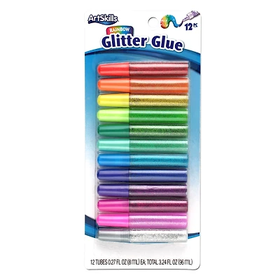 ArtSkills® 12 Color Rainbow Glitter Glue Pens