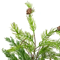 2ft. Unlit Real Touch™️ Mixed Pine & Cedar Artificial Christmas Tree in Gray Pot