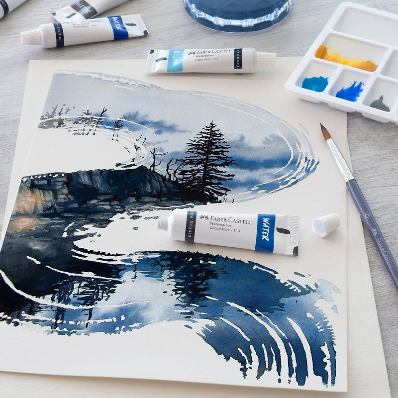 Faber-Castell Creative Studio 12 Color Watercolor Paint Set