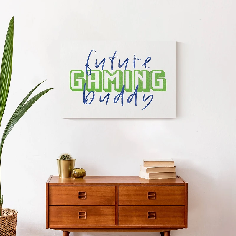 Future Gaming Buddy 24" x 16" Canvas Wall Art