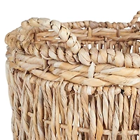 Household Essentials Tall Banana Leaf Wicker Floor Basket