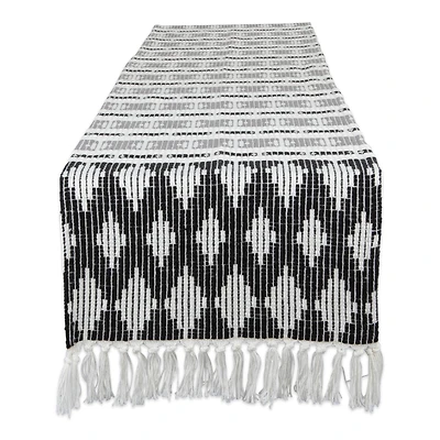 DII® 72" Black & Gray Colby Southwest Table Runner