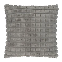 18" Grid Texture Powder Plush Accent Pillow by Ashland