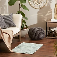 DII® Slim Stripe Cotton Chindi Rug