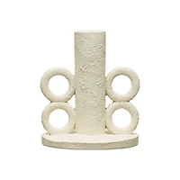 Hello Honey® 5'' Volcano Finish Taper Candle Holder