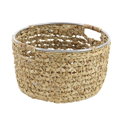 Tan Sea Grass Natural Storage Basket Set