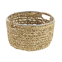 Tan Sea Grass Natural Storage Basket Set
