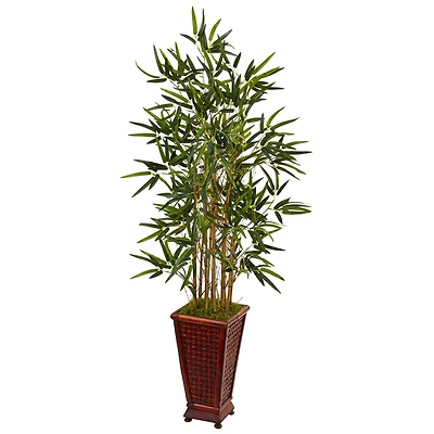 4.5ft. Bamboo Tree in Bamboo Tower Planter