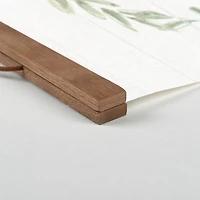 Dad is a Way to Spell Love Teak Hanging Canvas