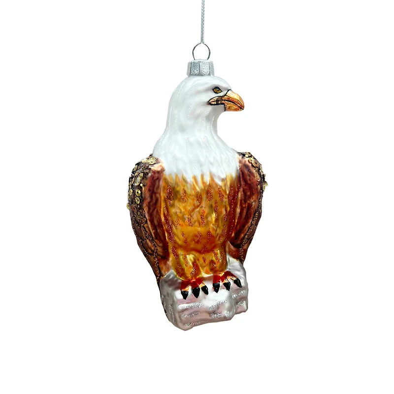 5" Eagle Glass Ornament by Ashland®