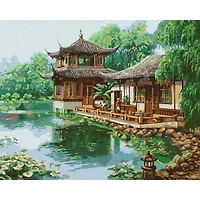 Chinese House Painting by Numbers Kit