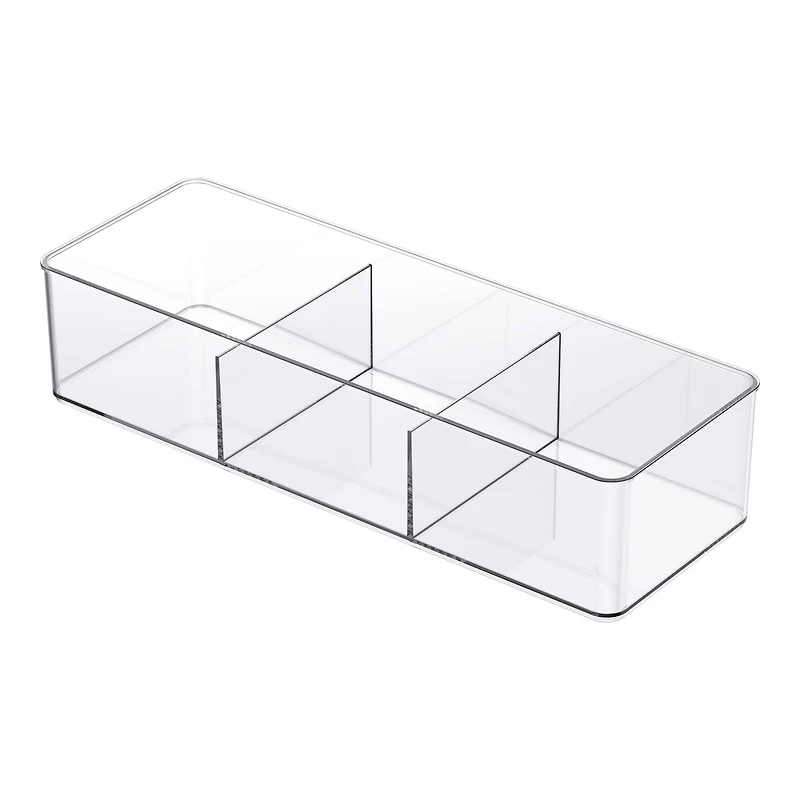 18 Pack: 3-Slot Storage Organizer Bin by Simply Tidy™