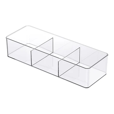 18 Pack: 3-Slot Storage Organizer Bin by Simply Tidy™