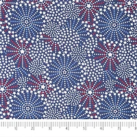 SINGER Fireworks Stars Cotton Fabric