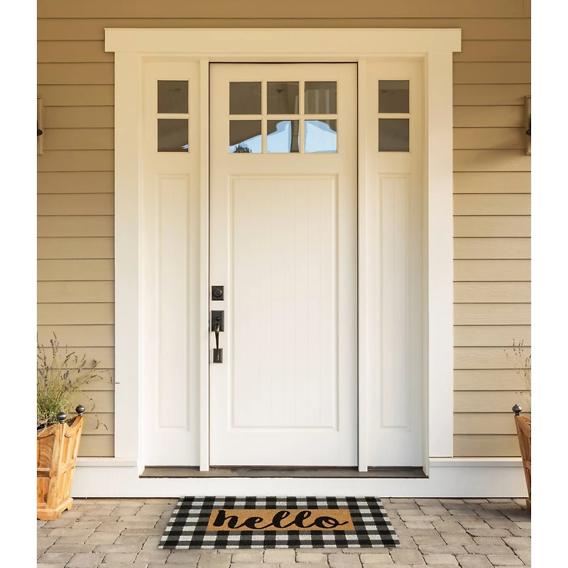 Checkers Hello Doormat
