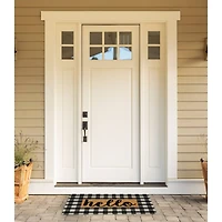 Checkers Hello Doormat
