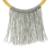 Hello Honey® Gold Round Metal Wall Hanging with Tassel