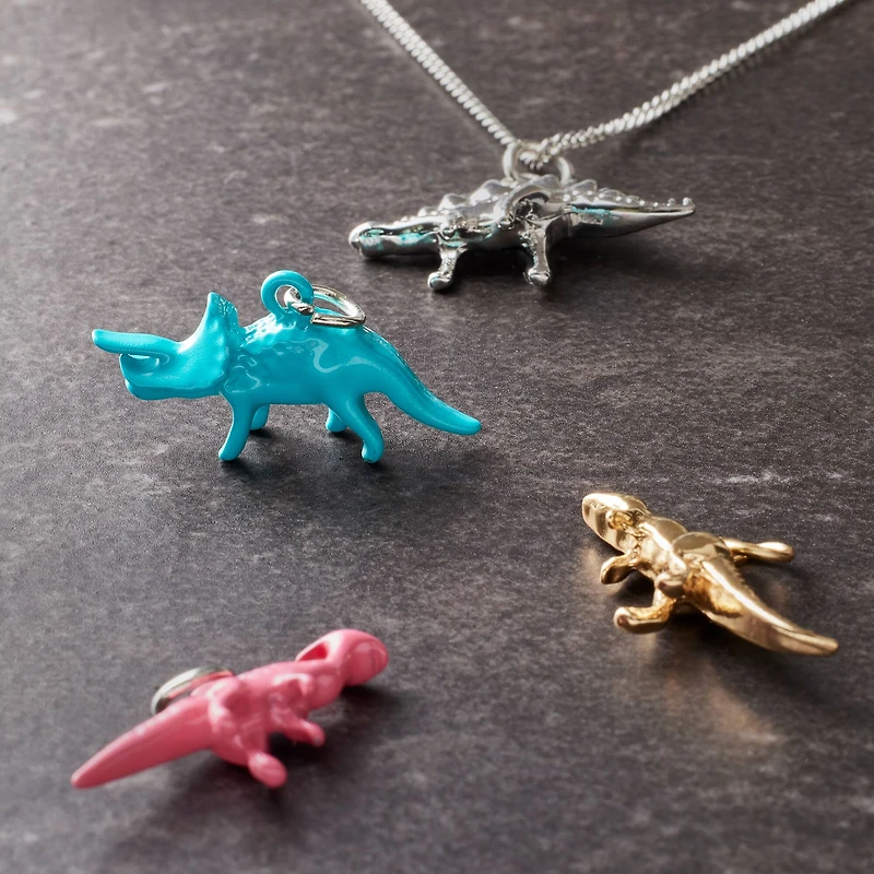 12 Packs: 4 ct. (48 total) Charmalong™ Dinosaur Charms by Bead Landing™