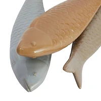 Hello Honey® 7.5" Embossed Ceramic Fish Decoration Set