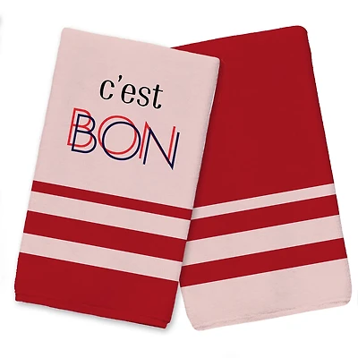 C'est Bon Tea Towel Set of 2