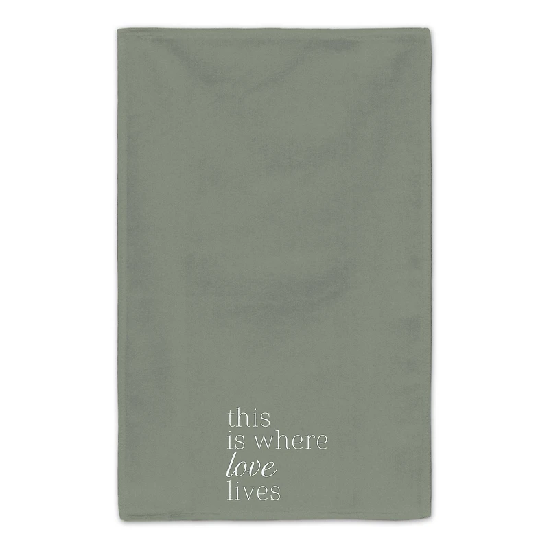 Where Love Lives 16" x 25" Towel Set