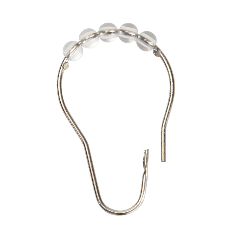 Bath Bliss Clear 12 Piece Shower Curtain Rings