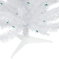 3ft. Pre-Lit White Pine Artificial Christmas Tree, Green Lights