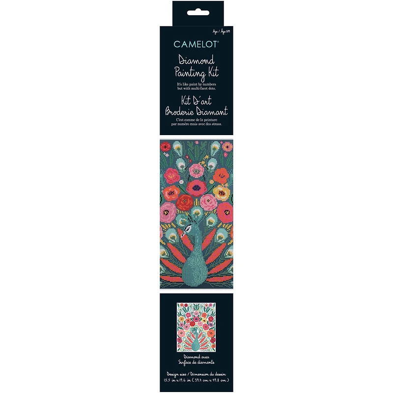 Camelot Dotz® Fabulous Feathers Diamond Art Kit