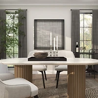 Silver Aluminum Floating Block Abstract Candle Holder with Rounded Base Set