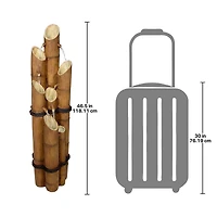 3.8ft. Cascading Bamboo Sculptural Fountain