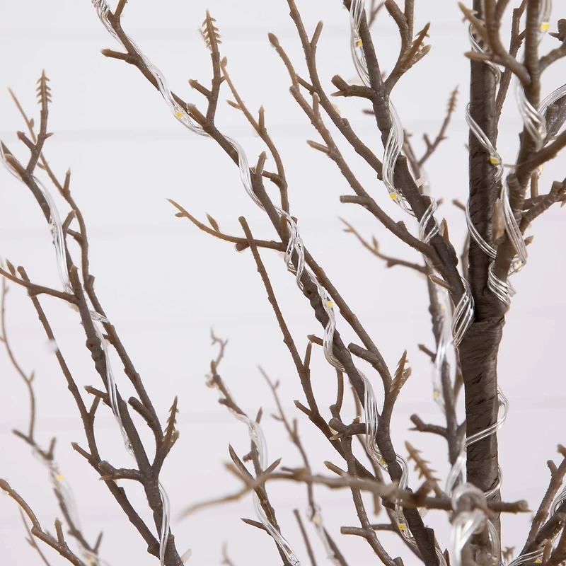 4ft. Pre-Lit LED Twig Tree