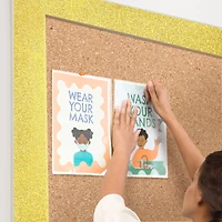 Con-Tact® 18" x 6ft. Glitter FX Gold Peel N Stick Covering